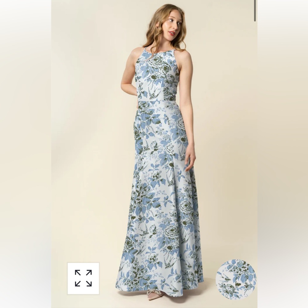 Lula Kate Garden Flora Jacquard Mist - Kyle size 8/10